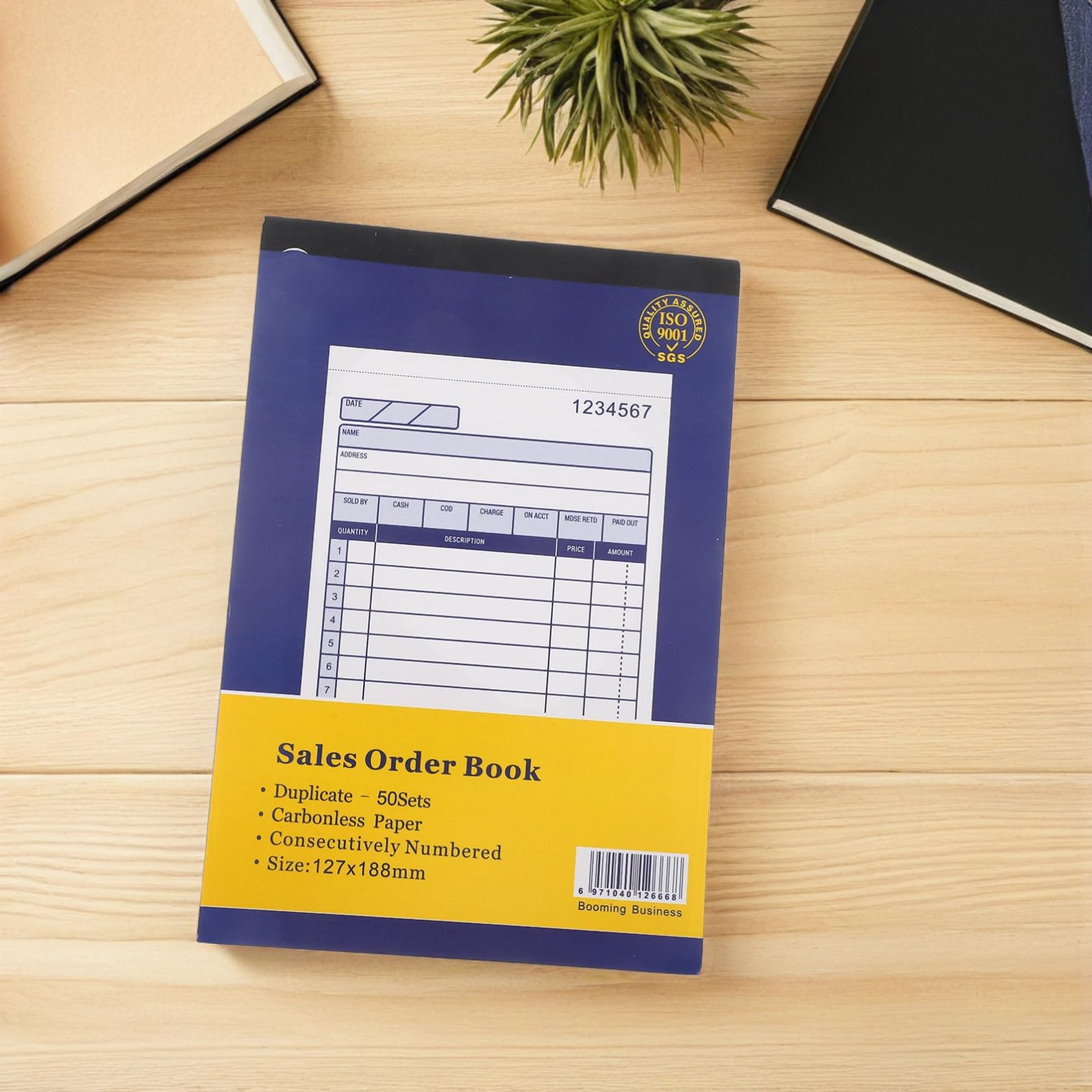 ABOOFAN 5 Piezas Libro de Órdenes de Venta para Pequeñas Empresas de Partes Libro de Recibos de Órdenes de Venta para Gestión y Seguimiento de Compras