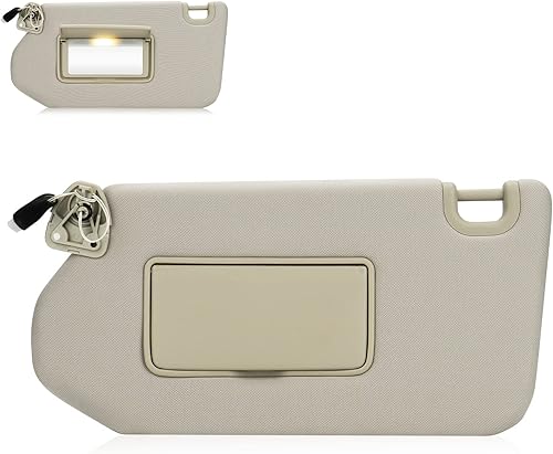 Miniatura 10 de Visera solar del lado izquierdo del conductor y del pasajero derecho con luz para 13, 14, 15, 16, 17, 18, Pathfinder04, 15, 16, 17, Infiniti QX6013