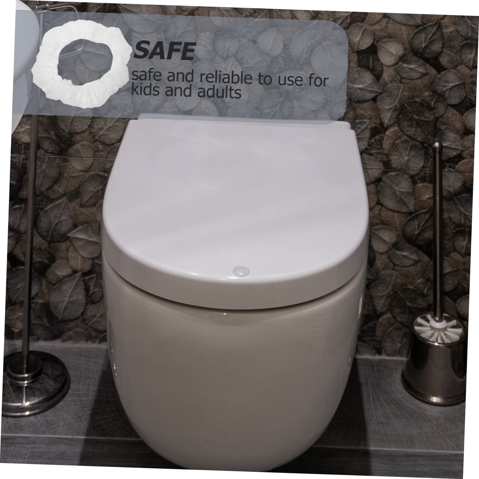 ibasenice Toilet Seat Covers Toilet Seat Travel Accessory Portable Non-Woven Warm and Safe Multi-use