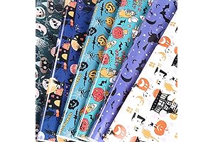 WDNUKEE Halloween Wrapping Paper for Kids