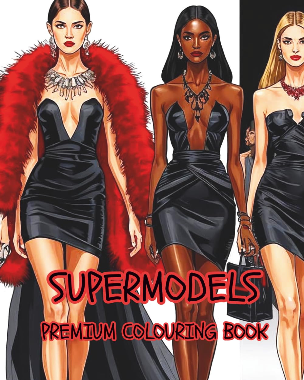 SUPERMODELS: Famous fashion models who have achieved worldwide recognition transcending the industry to become household names. (AVANT GARDE HAUTE COUTURE)