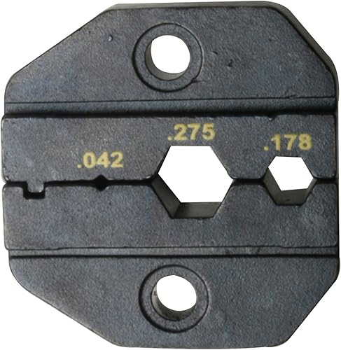 Juego de troqueles HDTV BNC/TNC 3 piezas coaxiales hexagonales tamaños .042 Sq./.178/.275
