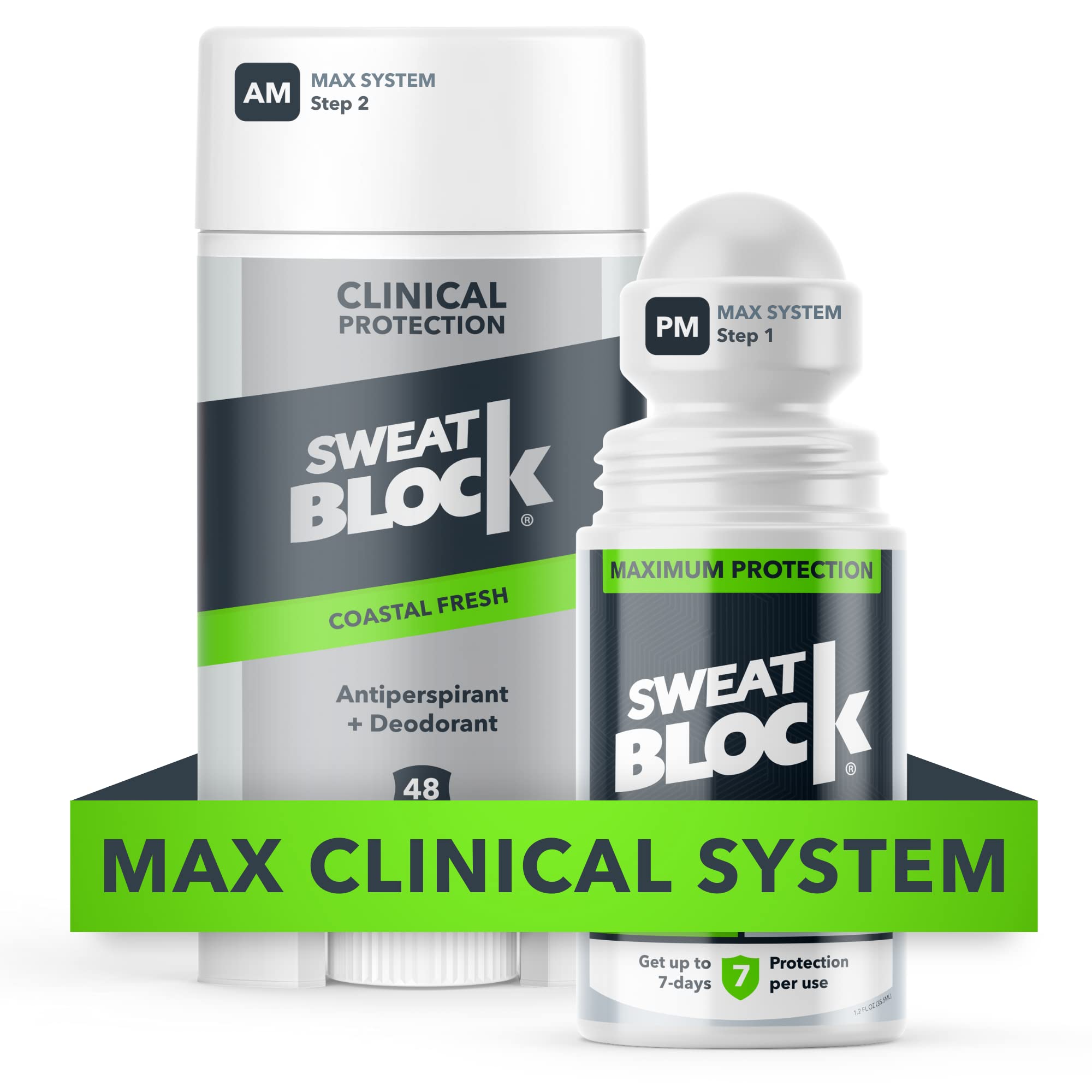 Buy SweatBlock Antiperspirant Deodorant Max Clinical System for Men
