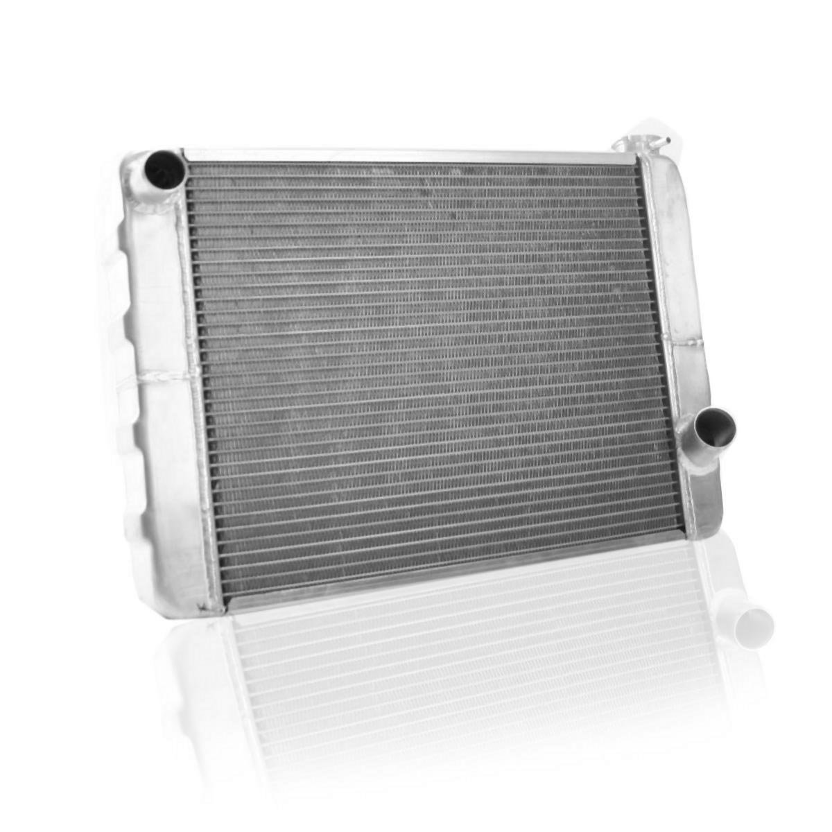Griffin Radiator 1-25201-X ClassicCool 24" x 16" 2-Row Radiator with 1" Tube, Econorail and Top, Left, Bottom, Right Outlets