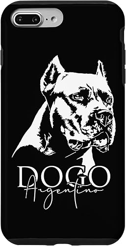 iPhone 7 Plus8 Plus Funny Proud Dogo Argentino perro retrato regalo regalo perro caso iPhone 7 Plus8 Plus Funny Proud Dogo Argentino perro retrato regalo regalo perro caso