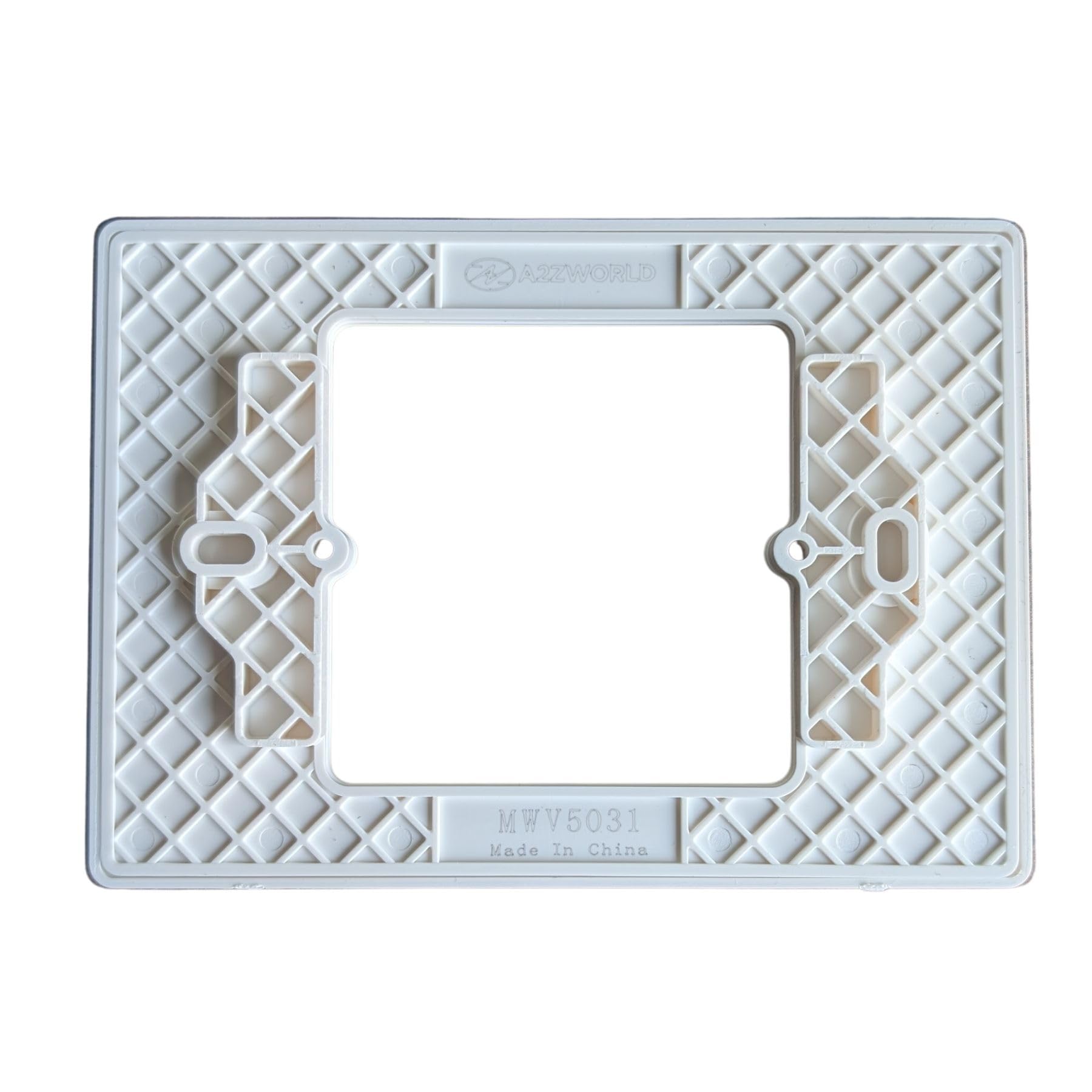 10 Kit Placca Adattatore 503 a 502 Bianco, Convertitore 503 a 502, Supporto Riduttore Slim 3.5mm, Per Installazione Termostati Smart o Moduli Quadrati 86x86, Vite Incluso