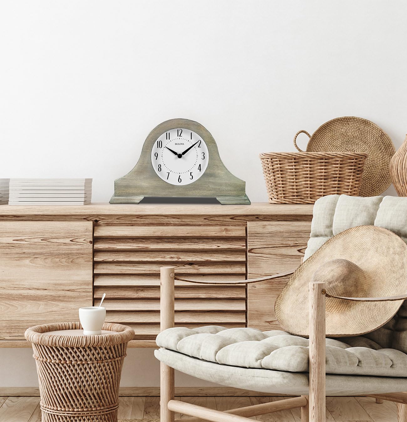 Amazon.com: Bulova Clocks B1932 Peterborough, Warm Gray Finish