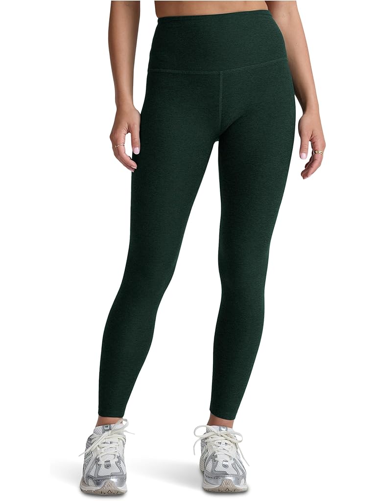 Green Beyond Yoga Spacedye High Waisted Long Leggings