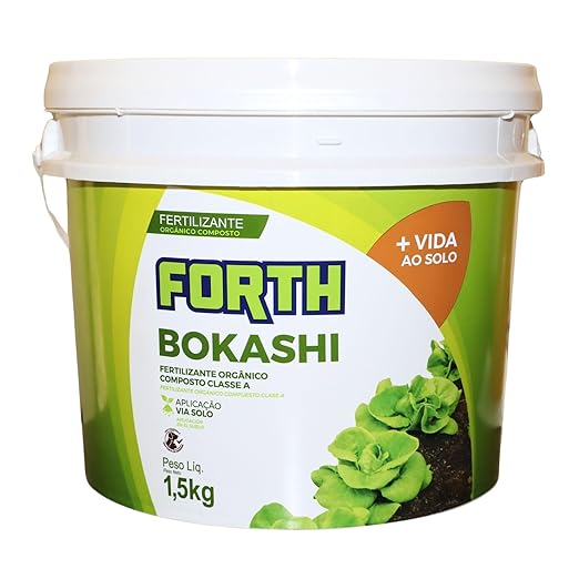 Forth Bokashi 1,5kg Composto 100% Orgânico Fermentado
