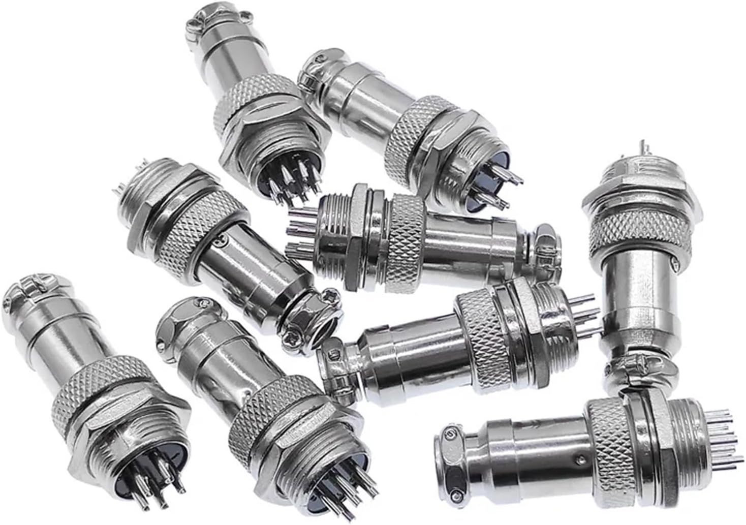GX16 Cable Connector GX16-2Pin 3Pin GX16-4 5pin 7pin 9pin 10pin Male Female Socket Metal Connectors 1Pcs(9Pin)