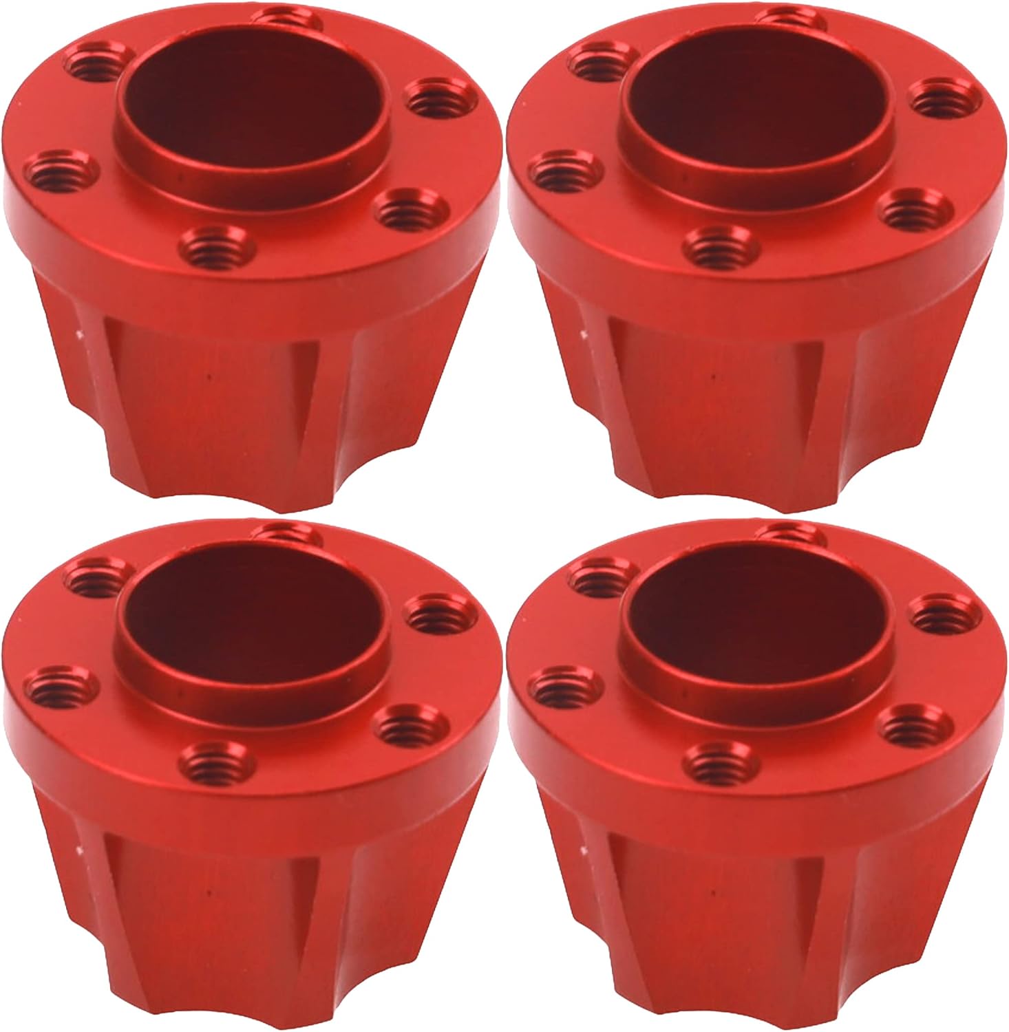 ShareGoo Aluminum 12mm Wheel Hex Hub Extension Adapter Compatible with 1.9 2.2inch Beadlock Wheel Rim Axial SCX10 TRX-4 Gen7 D90 1/10 RC Crawler Car (15mm)