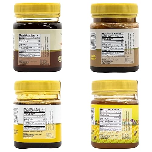 Miniatura 2 de Paquete de 4 Miel Crudo Mujeza (1 Miel de Semilla Negra + 1 Miel de Jengibre + 1 Miel de Flores Silvestres + 1 Canela y Cúrcuma) Sin Calentar - Sin