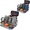 Modoker Dog Travel Bag, Weekend Pet Travel Set for Dog and Cat, Airline Approved Tote Organizer with Multi-Function Pockets