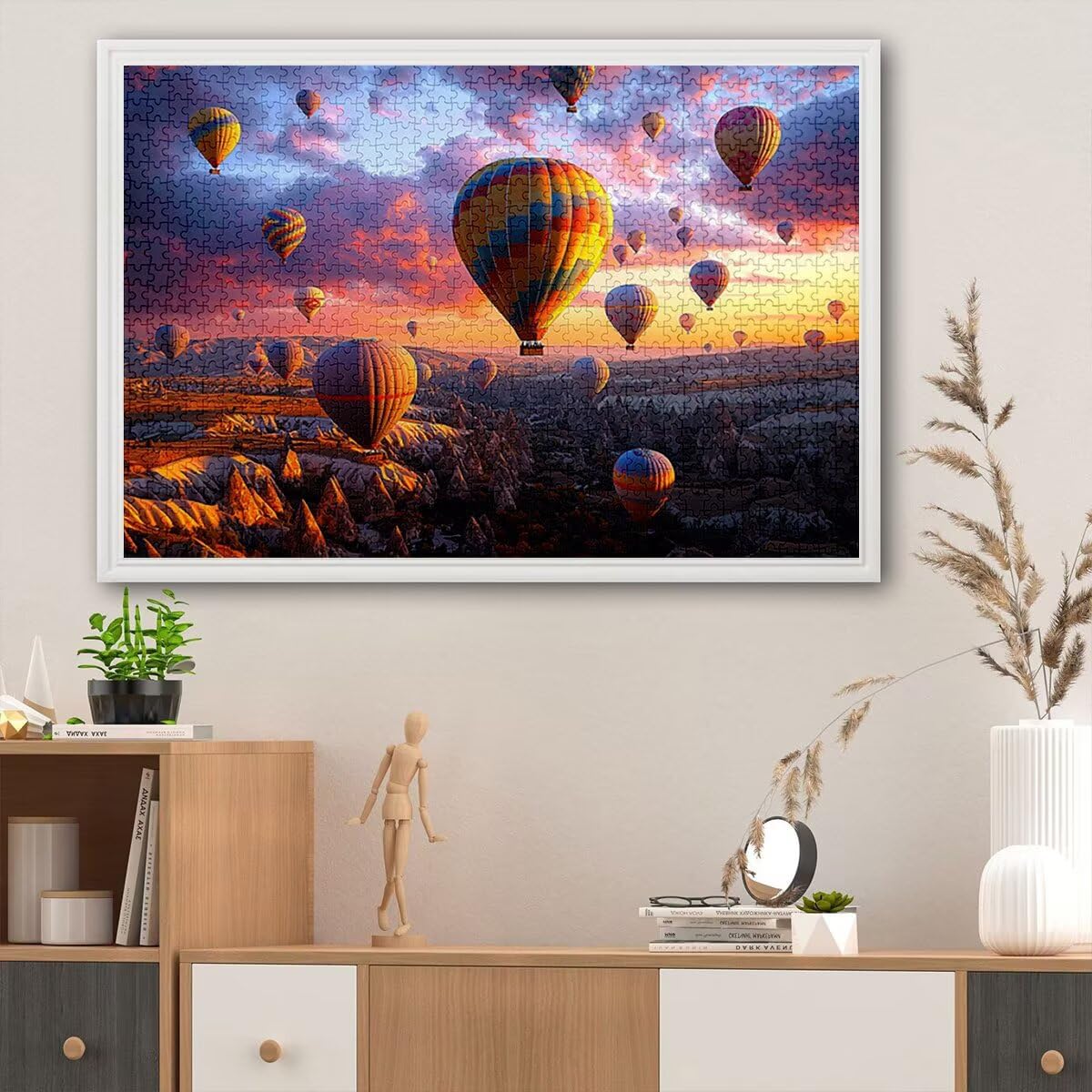 Puzzle 5000 elementów, Turcja, zachód słońca, 5000 elementów, drewniane puzzle dla dorosłych, trudna łamigłówka, gra logiczna dla całej rodziny, drewniane puzzle, dekoracja salonu, prezenty, Q-36