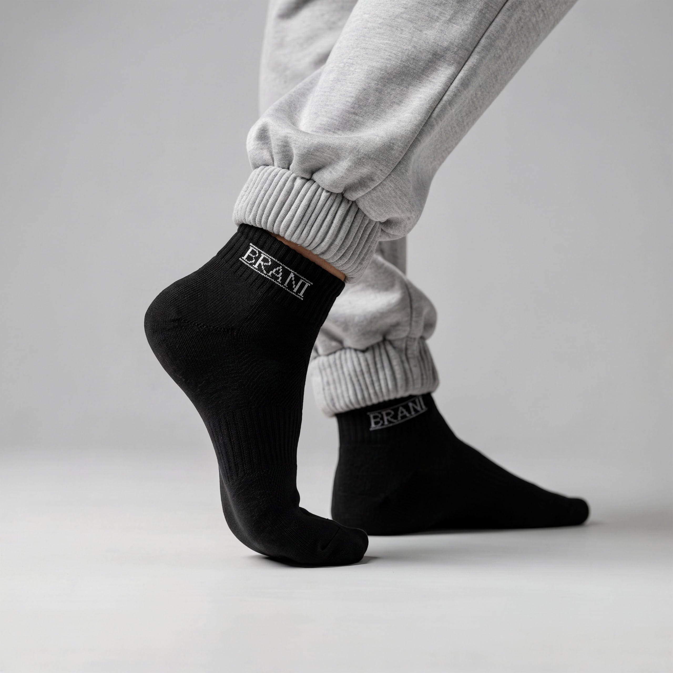 BRANI Knöchelsocken Damen & Herren – Sneakersocken Kurzsocken – Atmungsaktive Baumwolle – Herrensocken Damensocken