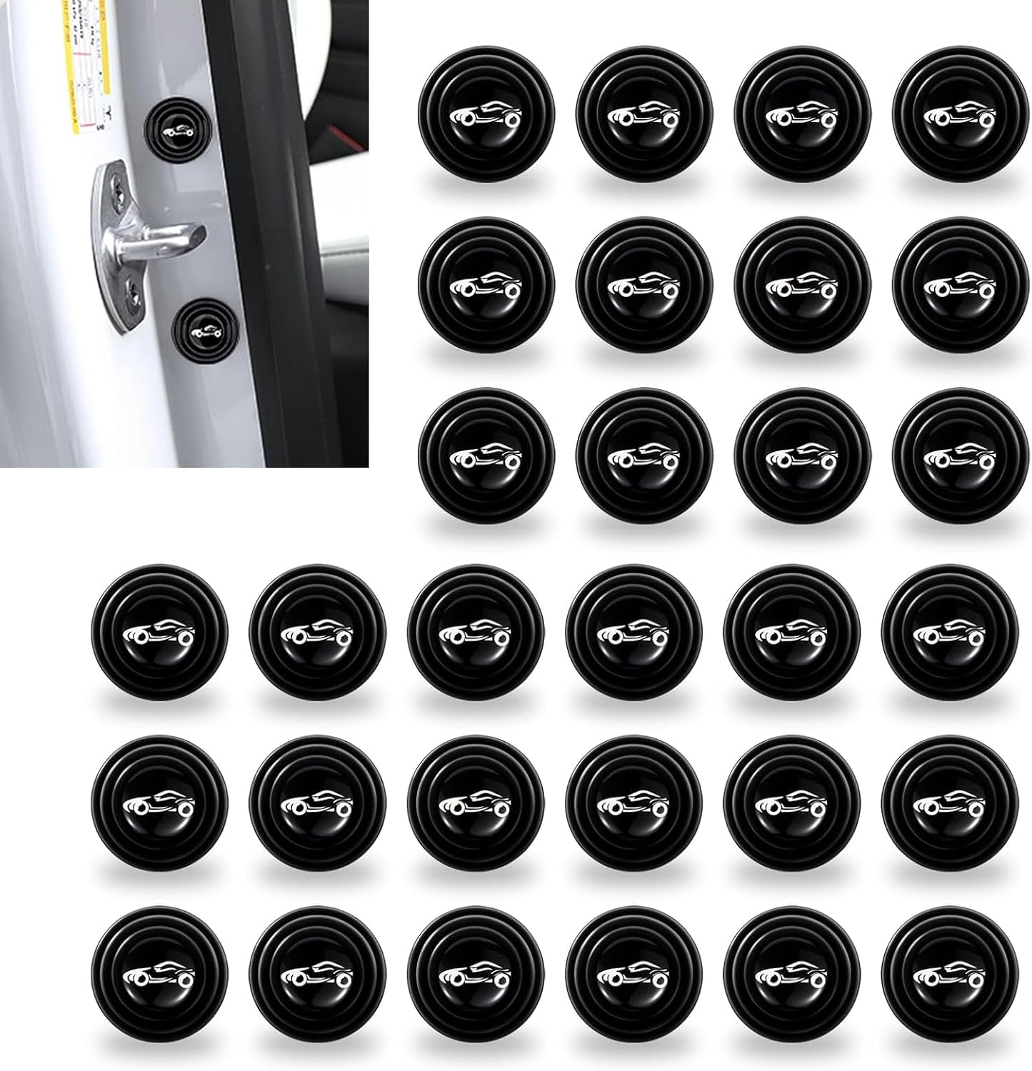 Amazon.com: AWGUKA Pack-30 Car Door Shock Absorption Sticker, 1.1