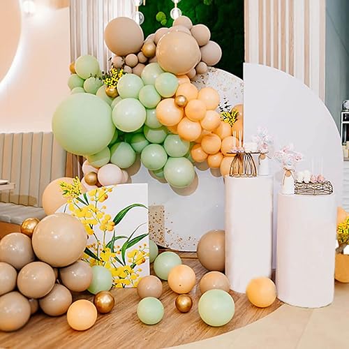 Miniatura 7 de Soportes cilíndricos para fiestas, soportes de pedestal cilíndrico de 0.079 pulgadas para fiestas, paquete de 5 soportes de pedestal de metal blanco