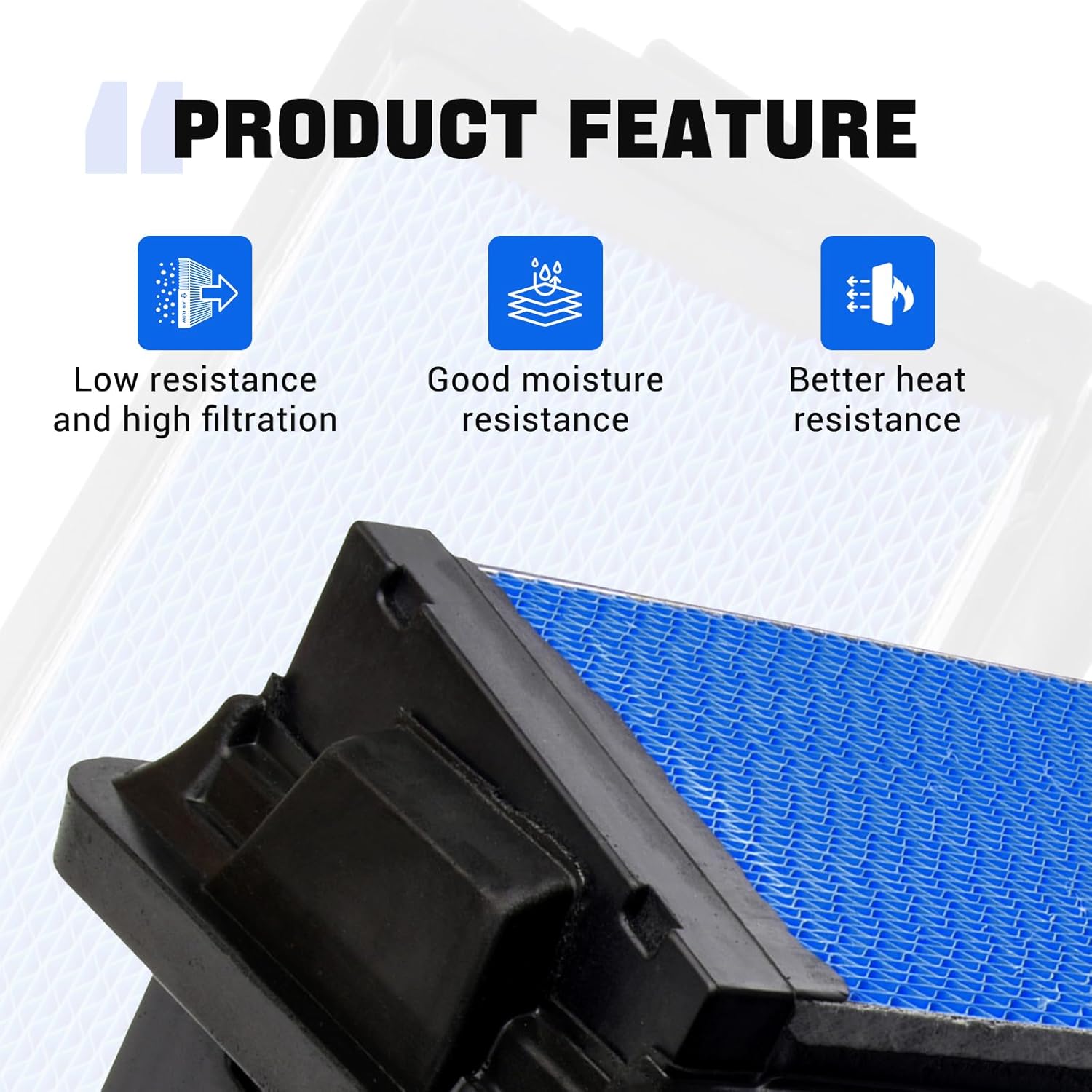 03-42776-010 Engine Air Filter Compatible With Freightliner Cascadia 2018-2023 Replaces 03-42776-010 0342776010, TR504-EF, 91559, 997879