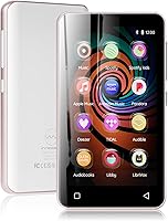 innioasis 160GB MP3 Player for Kids: Bluetooth WiFi Spotify Amazon Music Audible Libby, 4" Touchscreen Android Up to 1TB Pink