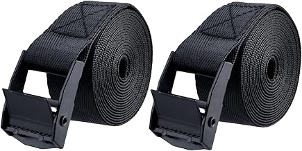 JEELAD Cargo Tightening Belt, Packing Belt, Fastening Belt, Cable Tie, Width 1.0 inches (25 mm), Bands, Packing Belt, Fixing Band, Multi-purpose, Automotive Belt, Bike Belt, Loading, Transportation,