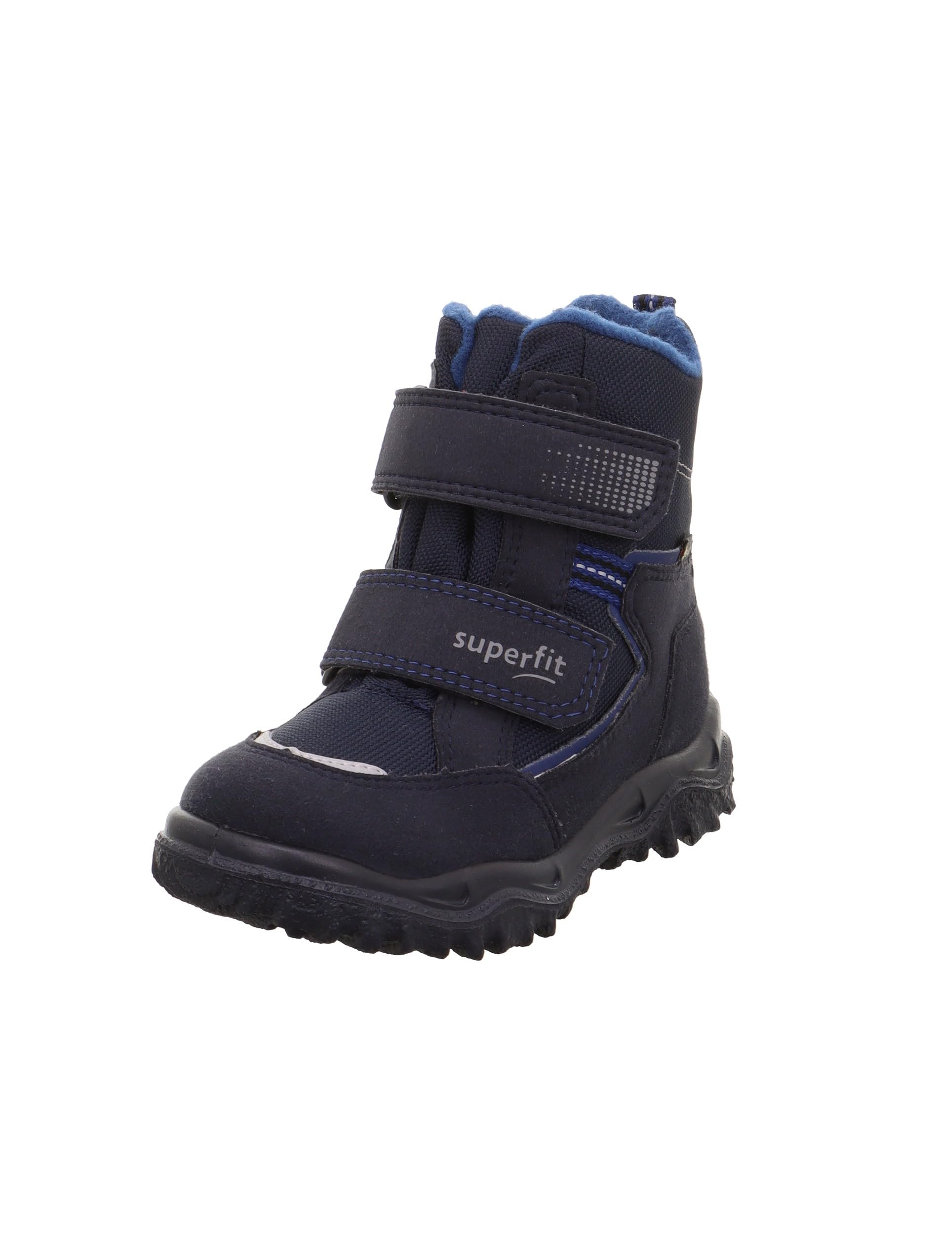 Superfit Jungen Husky Warm Gefütterte Gore-tex Blau/Hellgrau 8000 Stiefel, Blau Hellgrau 8000, 42 EU