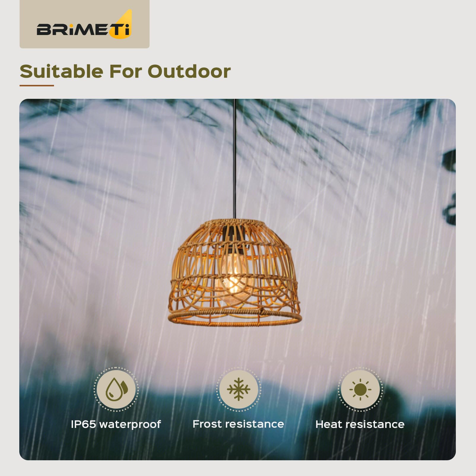 Solarlampen für Außen Garten Solar Hängelampe Outdoor Rattan Hängeleuchte Hängend mit Fernbedienung Dimmbare IP65 Wasserdichte Solarlampen Pendelleuchte,für Balkon Pavillon(mit 5M Kabel)