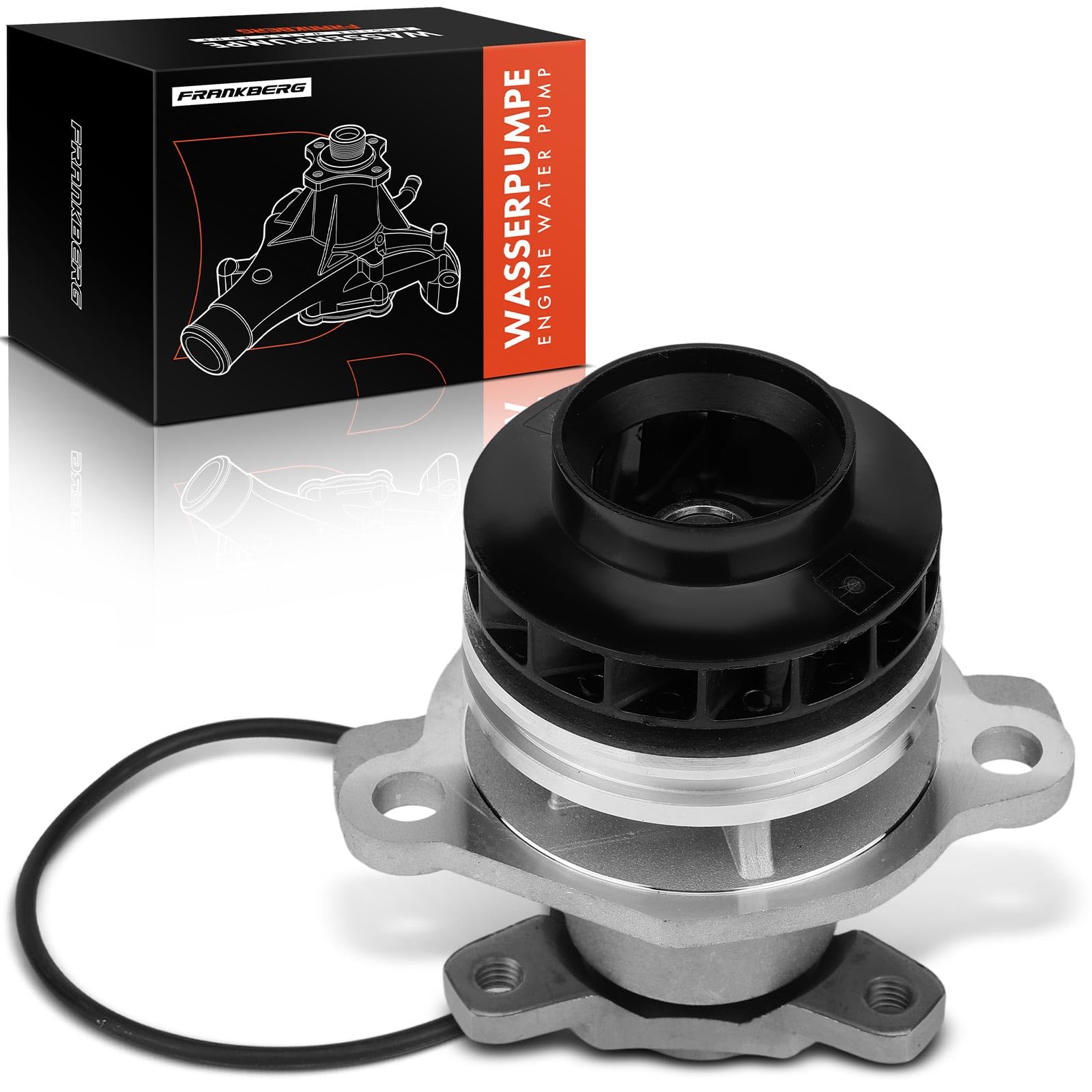 Frankberg Pompa acqua Pompa refrigerante Diesel Compatibile con Laguna II BG0/1 2.0L Qashqai +2 I J10 NJ10 2.0L X-Trail T32 T32R T32RR 2.0L Trafic II Bus JL 2.0L X-Trail T31 2.0L Replace# 2246961