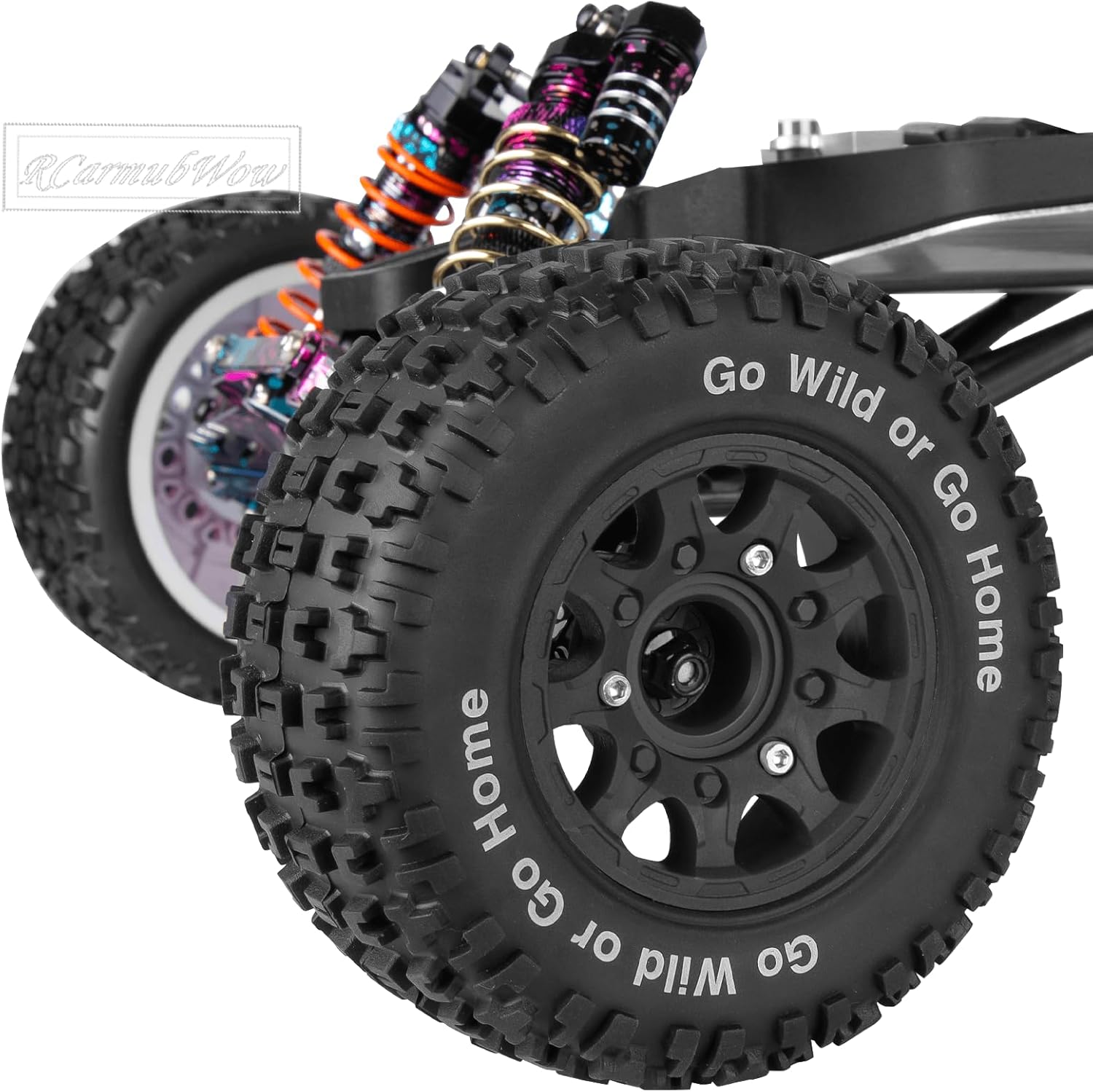 RC Wheels and Tires w/12mm 14mm 17mm Hex Short Course Tire for 1/10 Scale Car Arrm a Senton,Axia1,Slash 2WD Slash 4×4 4WD,Red cat,Rc 4wd,1/10 Truck Tires Rubber Tyres Plastic Wheel,Black