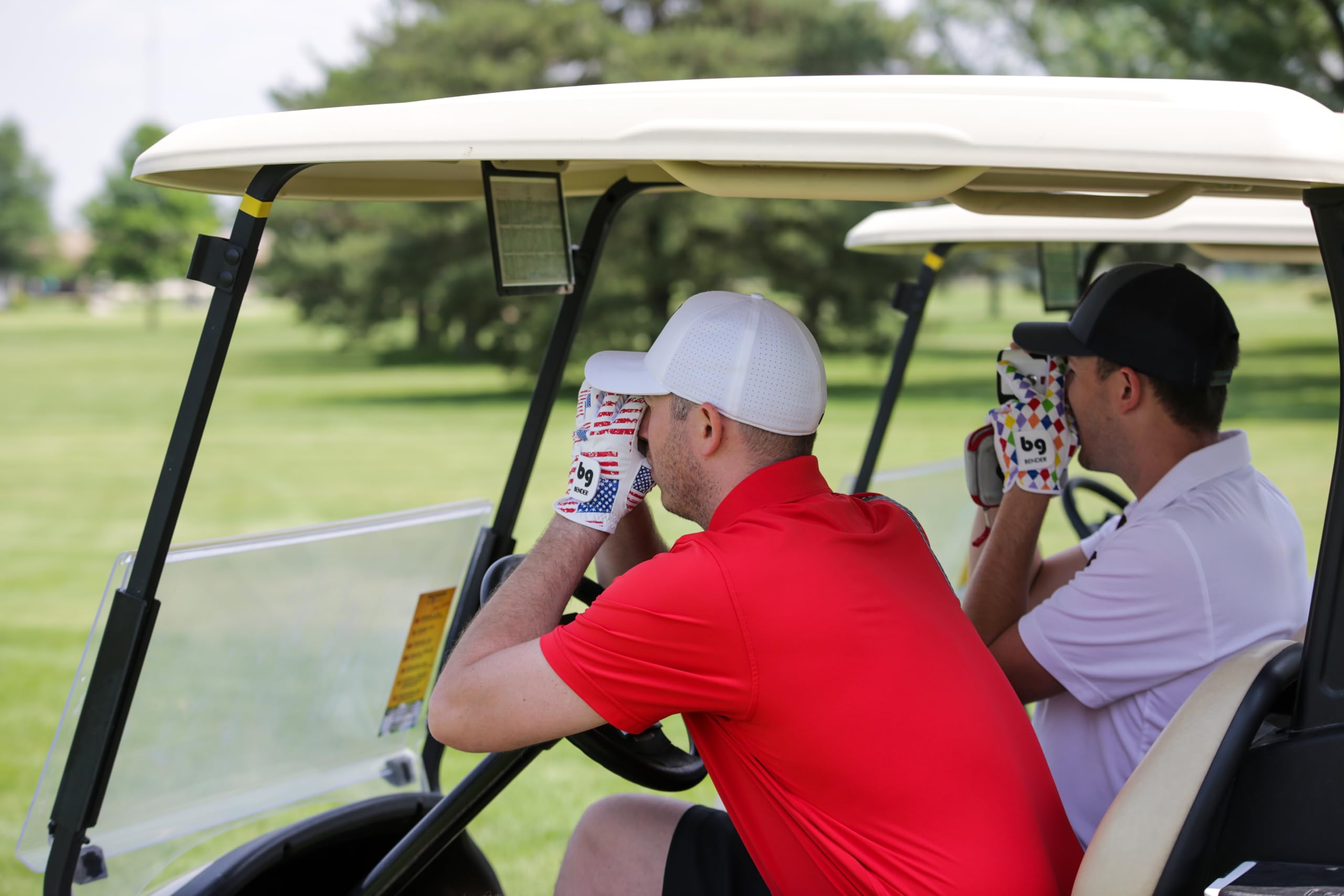 BG Bender - męskie rękawice golfowe, trwałe siatkowe rękawice golfowe, unikalne rękawice golfowe