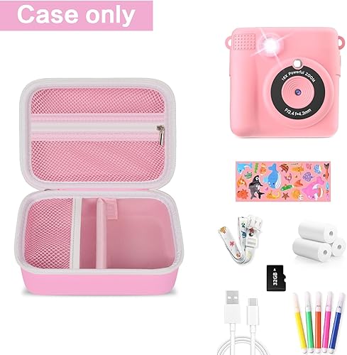 Miniatura 4 de Funda para cámara infantil compatible con Esoxofforce, para Dudragon, para Bofider, Letshaha, Masterbee, Dylanto, Mgaolo Instant Print Camera,