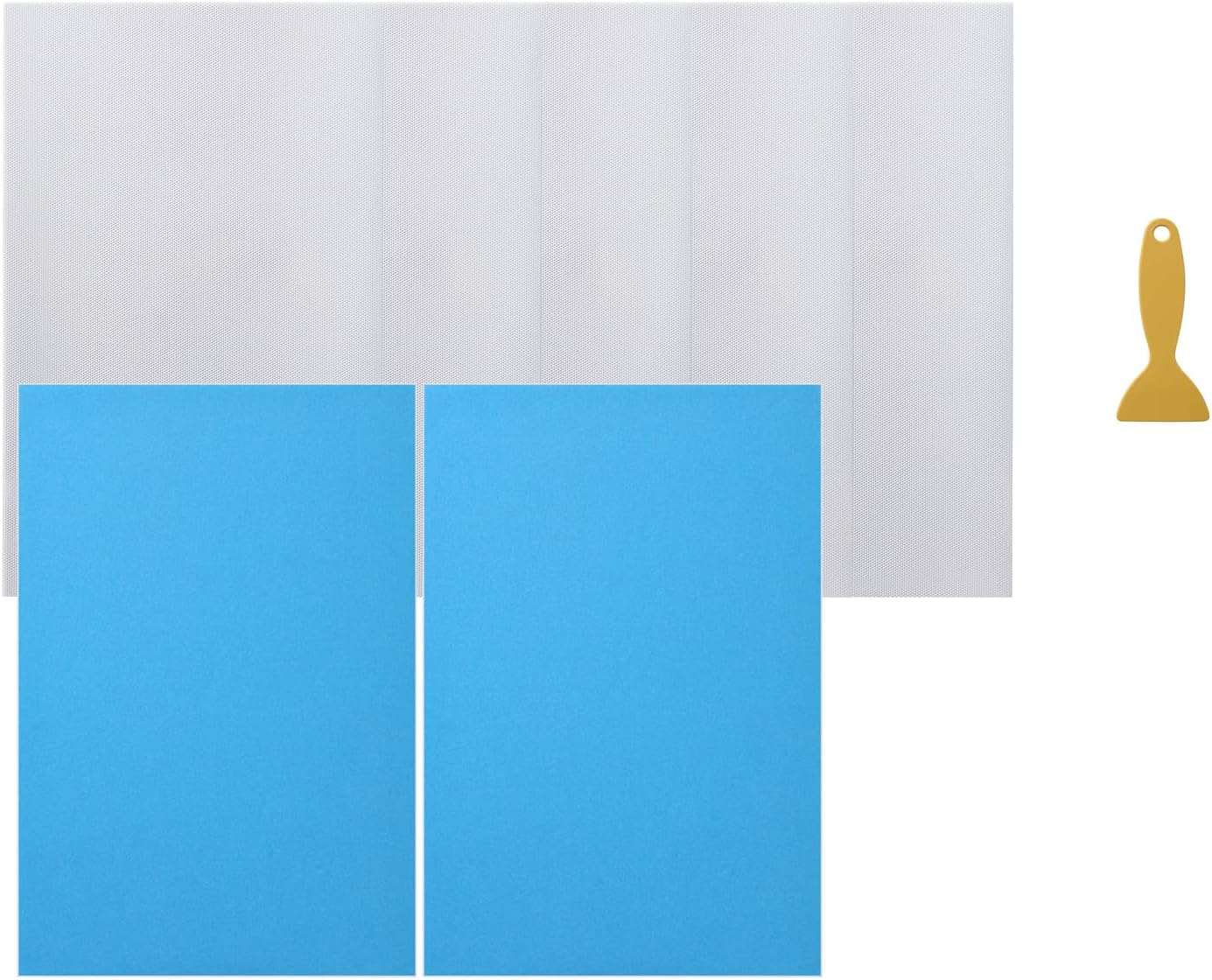 Rhinestone Template Material Sticky Adhesive Stencil Magic Sticky 10sheet 30x20cm (2Sheet Flock 5Sheet Tape)