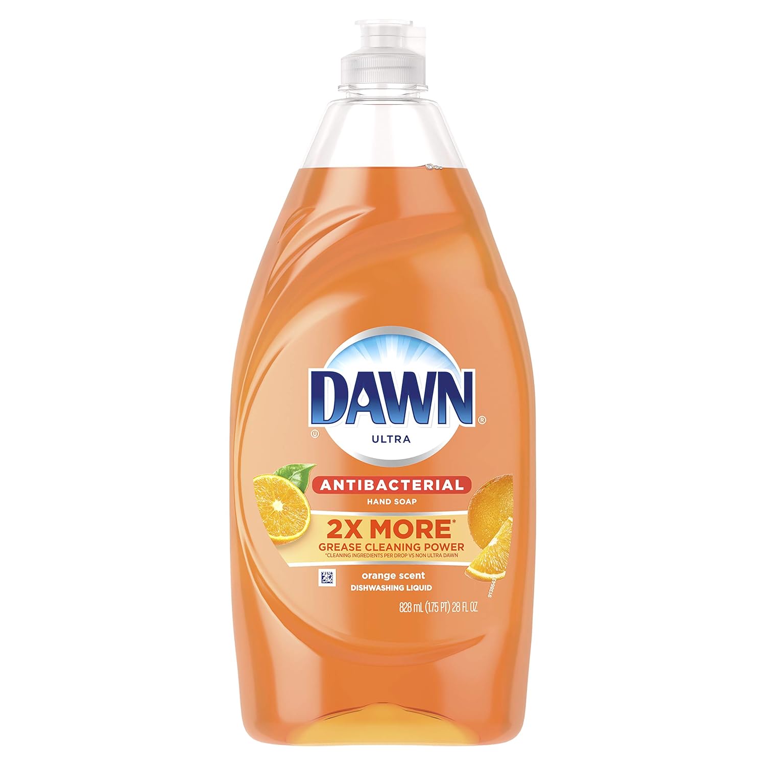 Dawn Ultra Antibacterial Hand Soap Dishwashing Liquid Dish Soap Orange 28 Ounce