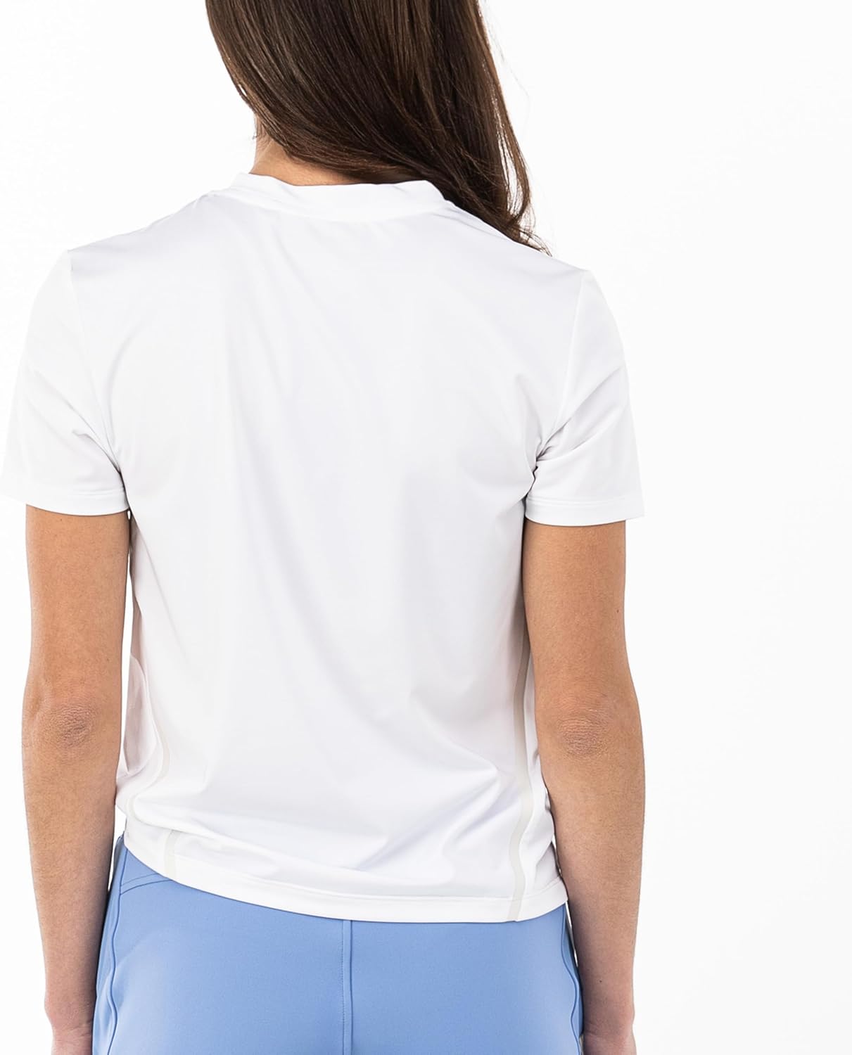 Franklin Sports Women's Active Performance Pickleball Top - Short Sleeve T-Shirt - Running, Yoga, Gym + Lifestyle Tee