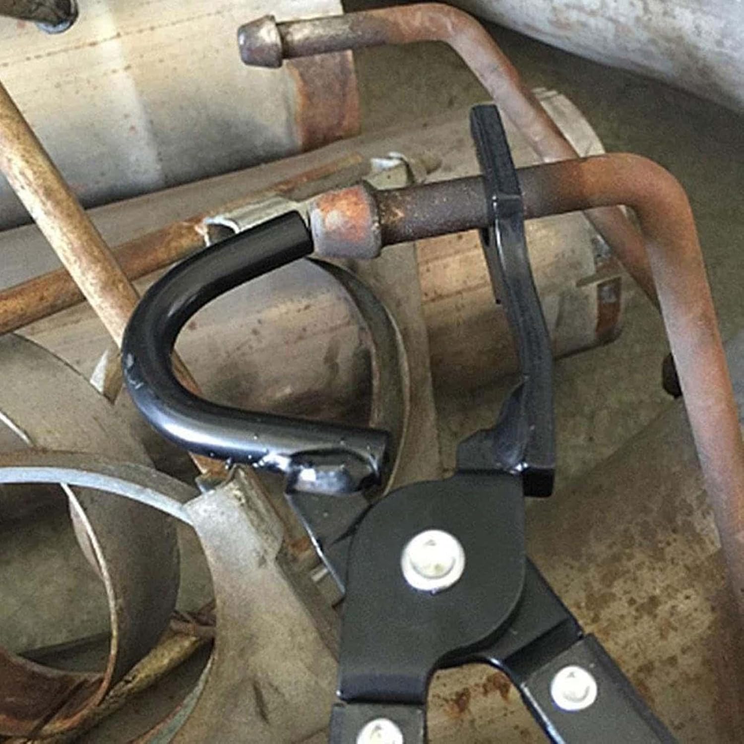 2 Pieces Exhaust Hanger Removal Tool | Exhaust Pliers | Heavy Duty Exhaust Hanger and Rubber Bracket Separation Exhaust Pliers | Car Exhaust Hanger Pliers | Exhaust Removal Pliers