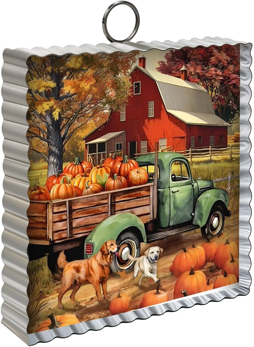 Briarwood Lane Autumn Farm Metal Mini Moment