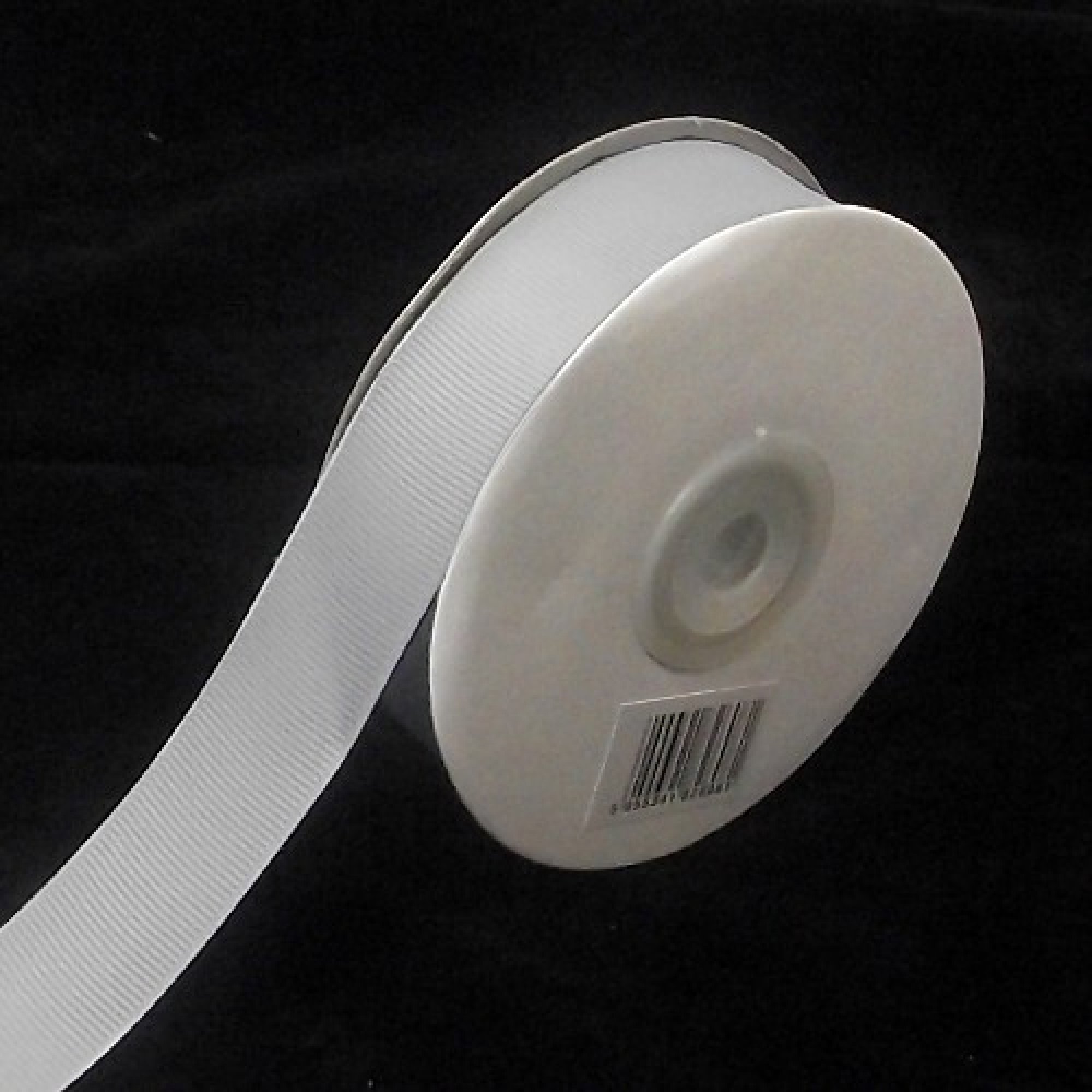 Bountiful Harvest Silver 25M Full Reel Woven Edged Grosgrain Ribbon - 25Mm (1 Inch) Width (Turquoise) (25Mm, Red) (25Mm, )