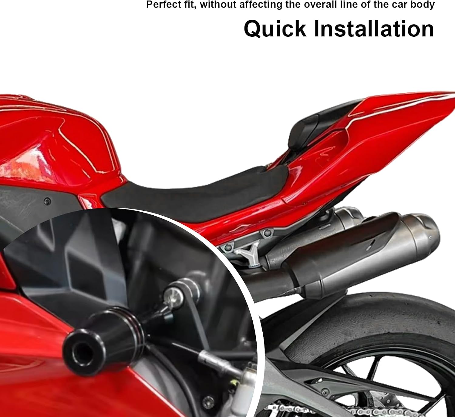 for Panigale V2 V2s 2025-2026 Motorcycle Frame Slider