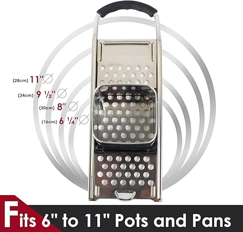 Miniatura 5 de Spaetzle Maker de acero inoxidable con mango de agarre cómodo, juego de herramientas para hacer albóndigas de huevo alemán tradicional casero