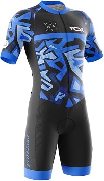 Mens Triathlon Tri Suit Short Sleeve Quick-Drying Cycling Skinsuit,Pro Trisuit,Cycling Training,