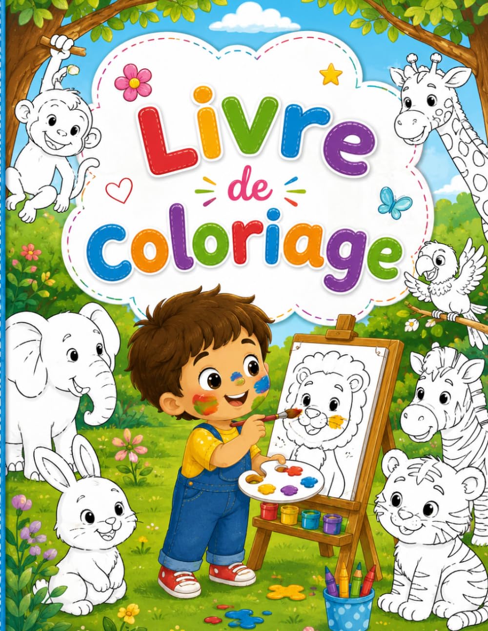 Livre de coloriage: Livre de coloriage pour enfants animaux