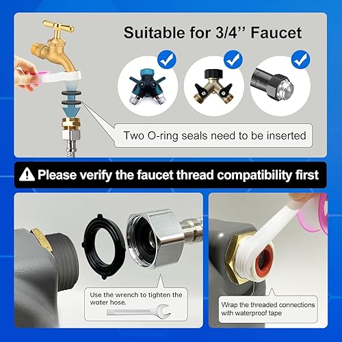 Miniatura 5 de Dispensador automático de agua para perros de 1 galón, dispensador grande de agua para perros para exteriores, comedero de agua para mascotas