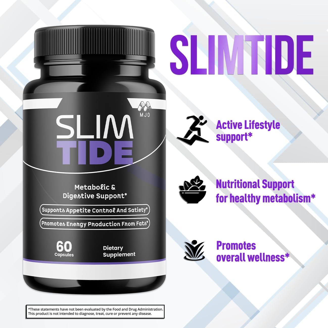 (3 Pack) Slim Tide Capsules, Official SlimTide Weight Management Pills with All Natural Ingredients, Advanced Formula Wellness Supplement with Maximum Strength Active Lifestyle Vitamins (180 Capsules) thumbnail