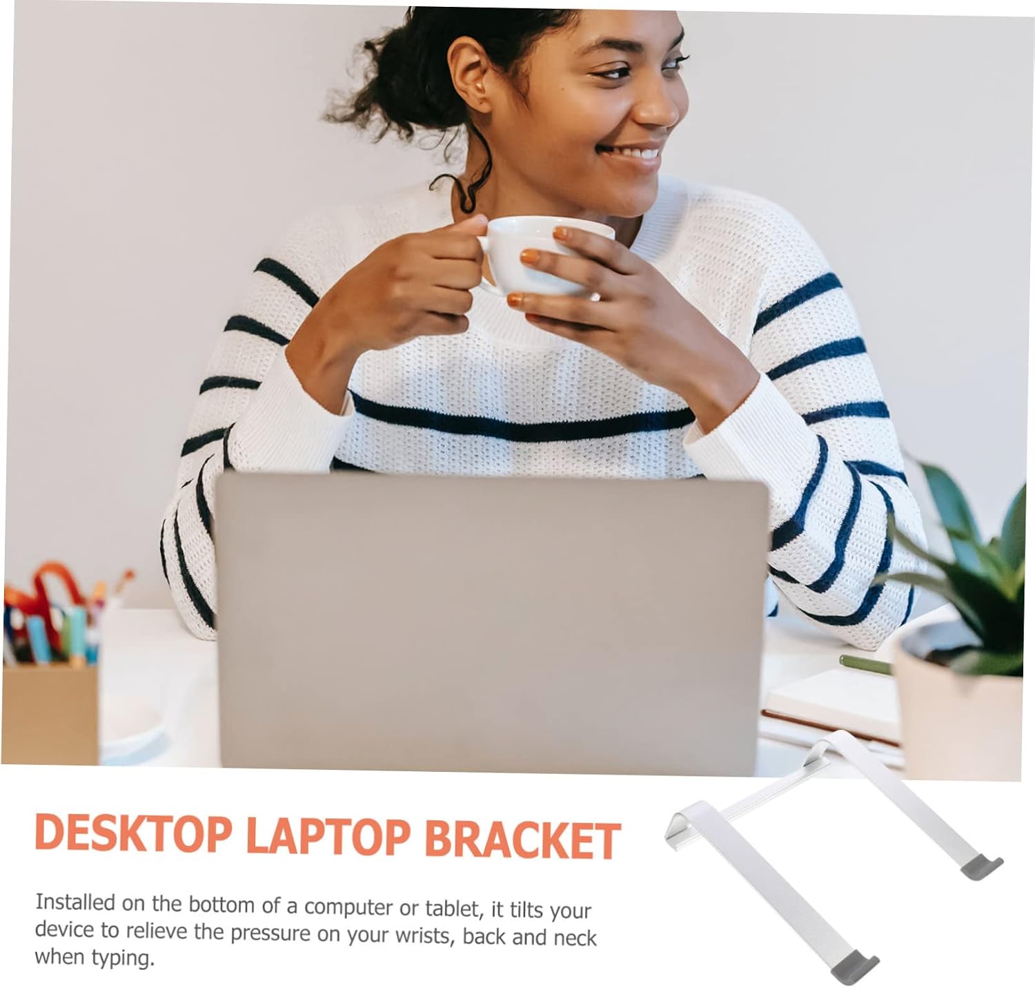 UKCOCO 1pc Computer Stand Foldable Laptop Stand Laptop Riser Desktop ...