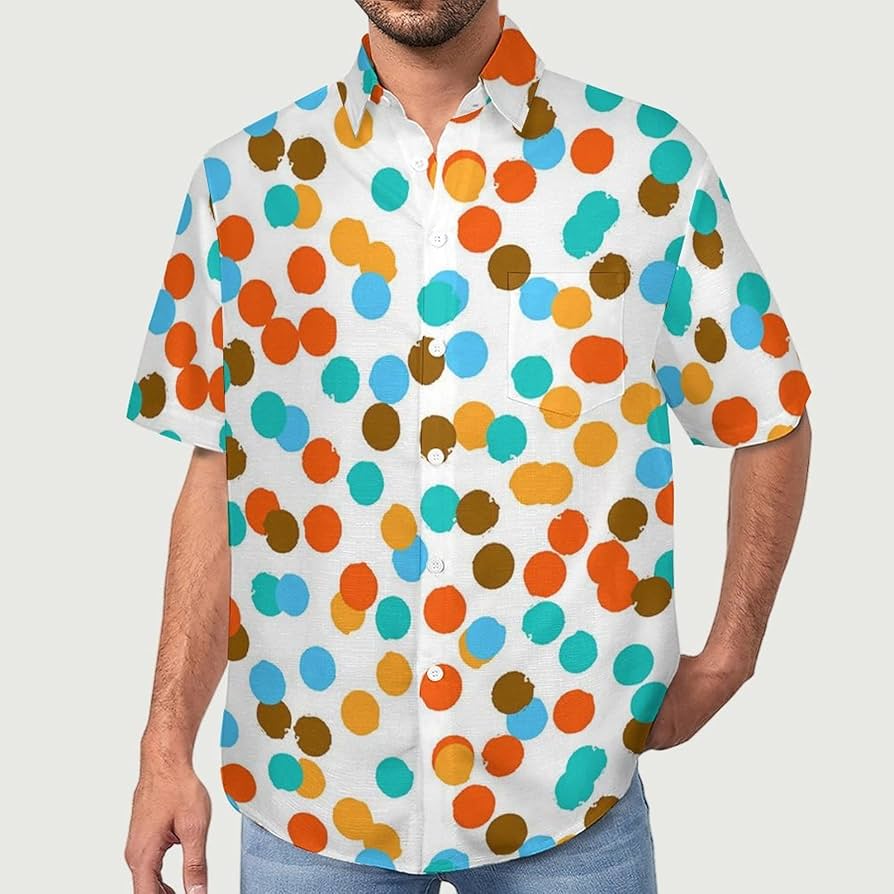 や*ん様 アトラクションズ　attractions 水玉模様 半袖アロハシャツ アトラクションズ attractions 水玉模様 半袖アロハシャツ 2枚セット