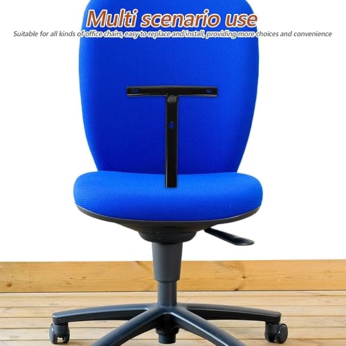 Miniatura 4 de Barra de soporte de respaldo de silla giratoria Barra en forma de T para sillas reclinables de juegos de oficina, pieza de repuesto, reparación de