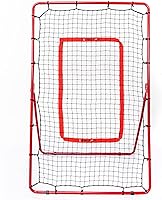 SuperiornetSports Adjustable Pitch Back Rebound Net for Baseball, Softball, Lacrosse - Durable Pitching Catching Trainer