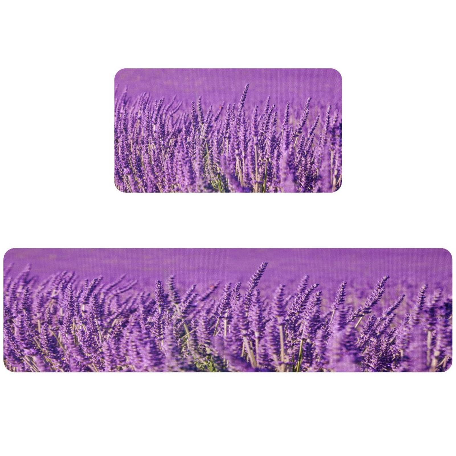 Tapis de cuisine lavande lot de 2 parfaits pour la buanderie et le couloir