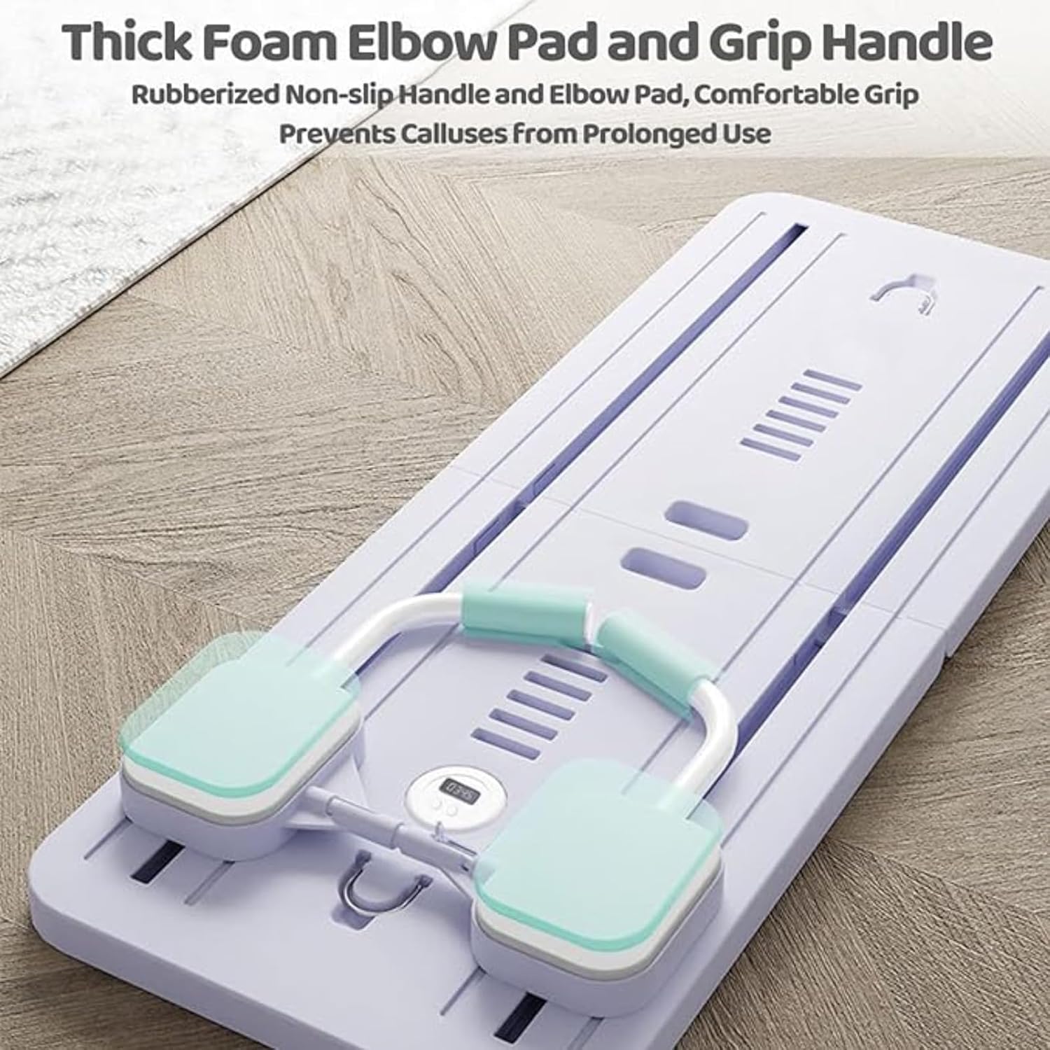 Planche Abdominale multifonctionnelle, Rouleau Abdominal à rebondissement Automatique avec Support pour Les Coudes, Planche d'exercices abdominaux multifonctionnelle