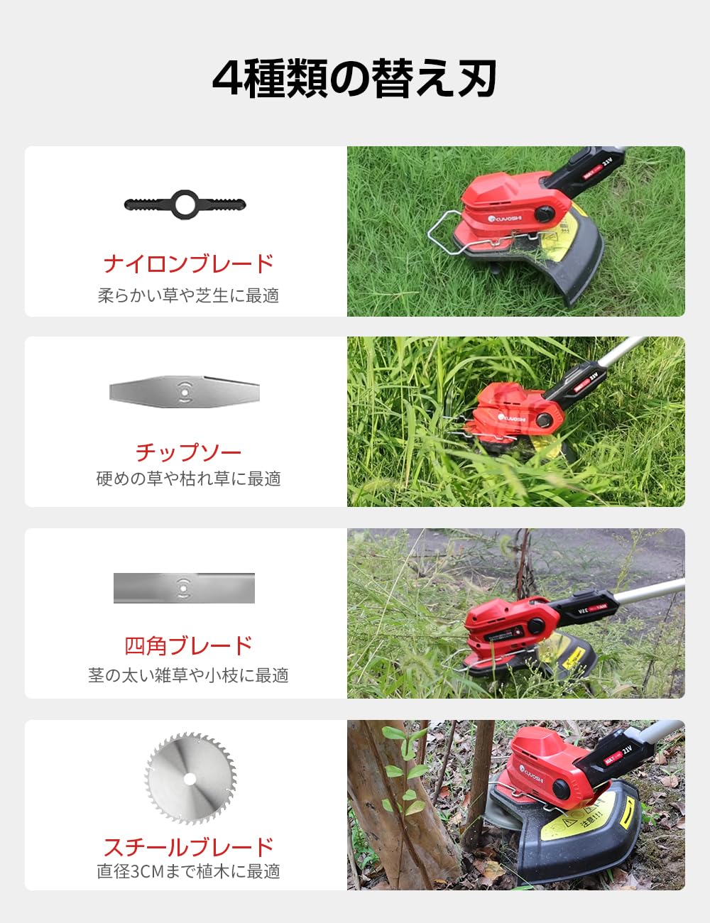 新品✨ 電動 草刈機 草刈り機 芝刈り機 4000mAh バッテリー2個 充電式 バッテリー2個】草刈機 充電式 草刈り機 電動 刈払機 芝刈り機