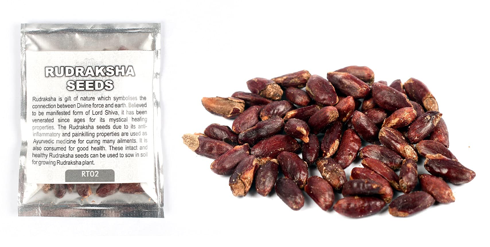 Rudra Centre Rudraksha Seeds - 50 Seeds (B09DY9FT34) Amazon Price History, Amazon Price Tracker